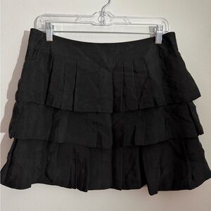 Banana Republic Black Tiered Mini Skirt